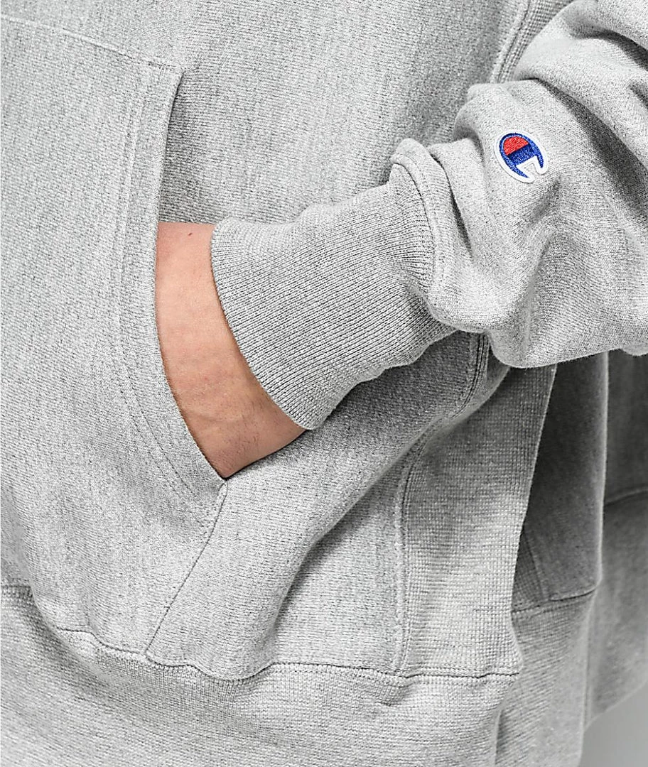 Fit Warrior Gabriel Flores Jr Original Champion® Grey Hoodie