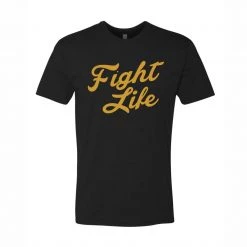 Fit Warrior FTWR® Shirts FTWR® Fight Life Black Tee