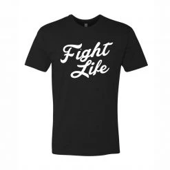 Fit Warrior FTWR® Shirts FTWR® Fight Life Black Tee