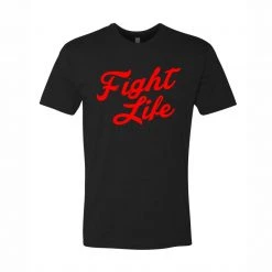 Fit Warrior FTWR® Shirts FTWR® Fight Life Black Tee