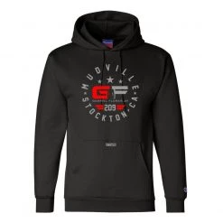 Fit Warrior Gabriel Flores Jr Champion® Red/Silver Hoodie Gabriel Flores Jr.