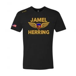 Fit Warrior Jamel Herring Black FTWR® Tee