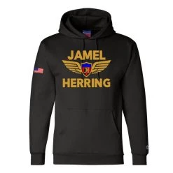 Fit Warrior Jamel Herring FTWR® Black Hoodie
