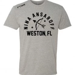 Fit Warrior Nina Ansaroff Grey FTWR® Tee