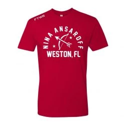 Fit Warrior Nina Ansaroff Red FTWR® Tee