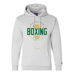 Fit Warrior WBC Collection WBCĀ® My Blood Is Green, My Heart Is Gold White Hoodie
