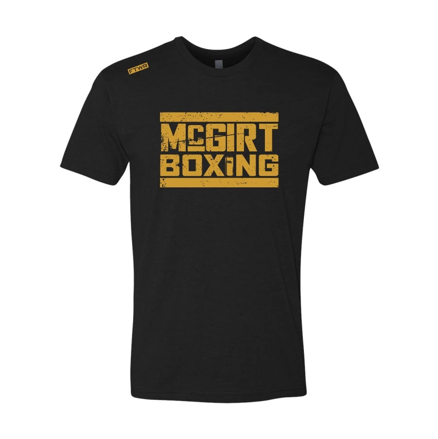Fit Warrior Buddy Mcgirt Boxing FTWR® Black/Gold Tee