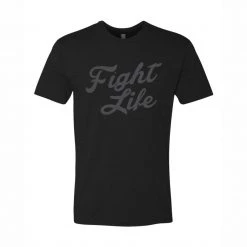Fit Warrior FTWR® Shirts FTWR® Fight Life Black Tee