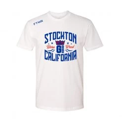 Fit Warrior Gabriel Flores Stockton White FTWR Tee Gabriel Flores Jr.