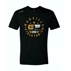 Fit Warrior Gabriel Flores Black/Gold FTWR Tee Gabriel Flores Jr.