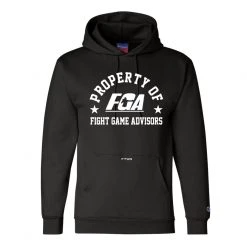 Fit Warrior Property Of Fight Game Advisors Champion® Black Hoodie