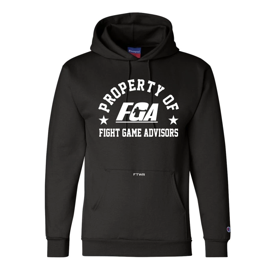 Fit Warrior Property Of Fight Game Advisors Champion® Black Hoodie