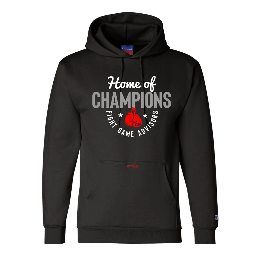 Fit Warrior Fight Game Advisors Champions Black Hoodie