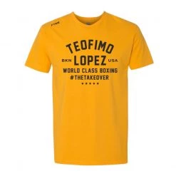 Fit Warrior Teofimo Lopez Yellow FTWR® Tee