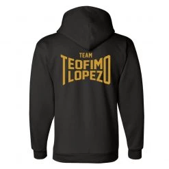Fit Warrior Teofimo Lopez Original Champion® Black/Gold Hoodie