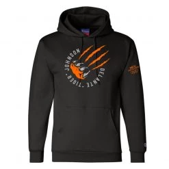 Fit Warrior Tiger Johnson FTWR® Black Hoodie Delante "Tiger" Johnson