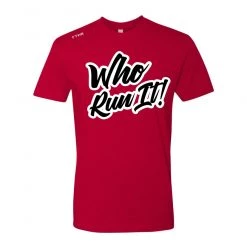 Fit Warrior Gabriel Flores Jr. Who Run It FTWR® Red Tee